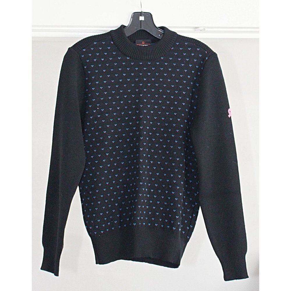 Vintage Alpine Ski Sweater - Demetre, Breast Cancer, Hong Kong - M, Excellent